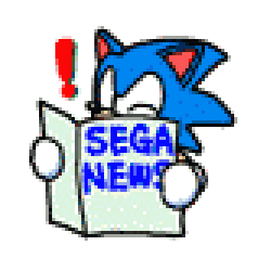 sonic holding newspaper